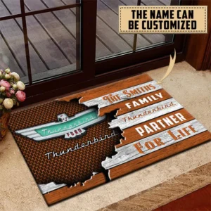 Thunderbird Doormat, All Over Print Doormat CAR199022761 - Orange