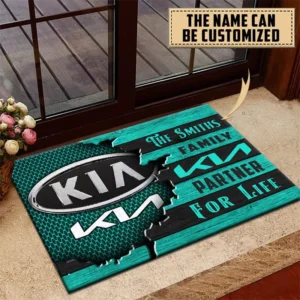 Kia Doormat, All Over Print Doormat CAR199022763 - Cyan