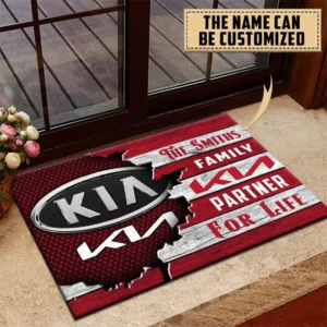 Kia Doormat, All Over Print Doormat CAR199022763 - Red
