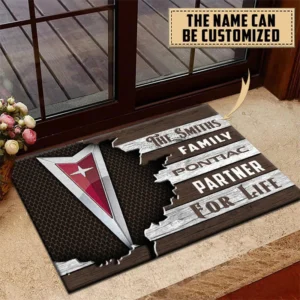 Pontiac Doormat, All Over Print Doormat CAR199022764 - Brown