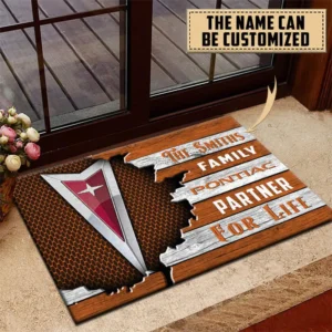 Pontiac Doormat, All Over Print Doormat CAR199022764 - Orange