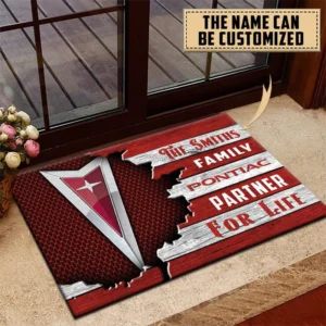 Pontiac Doormat, All Over Print Doormat CAR199022764 - Red