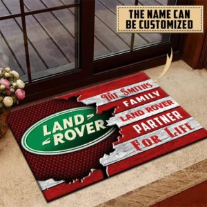 Land Rover Doormat, All Over Print Doormat CAR199022765 - Red