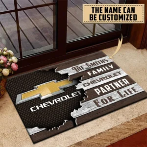 Chevrolet Doormat, All Over Print Doormat CAR199022767 - Brown