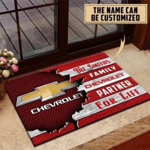 Chevrolet Doormat, All Over Print Doormat CAR199022767 - Red