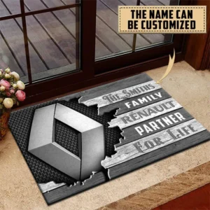 Renault Doormat, All Over Print Doormat CAR199022771 - Gray