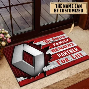 Renault Doormat, All Over Print Doormat CAR199022771 - Red