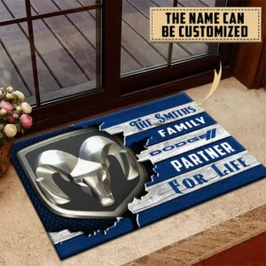 Dodge Doormat, All Over Print Doormat CAR199022772 - Blue