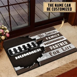 Hummer Doormat, All Over Print Doormat CAR199022773 - Brown