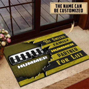 Hummer Doormat, All Over Print Doormat CAR199022773 - Yellow