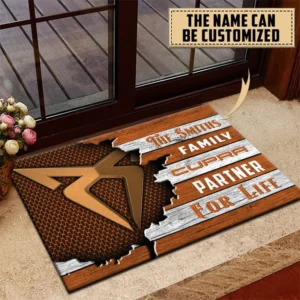 Cupra Doormat, All Over Print Doormat CAR199022774 - Orange