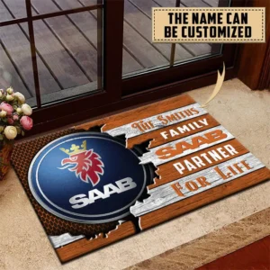 Saab Doormat, All Over Print Doormat CAR199022775 - Orange