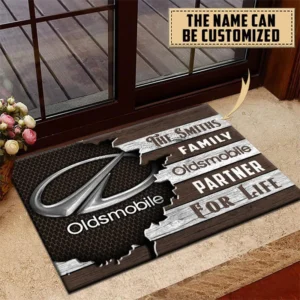 Oldsmobile Doormat, All Over Print Doormat CAR199022776 - Brown