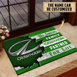 Oldsmobile Doormat, All Over Print Doormat CAR199022776 - Green
