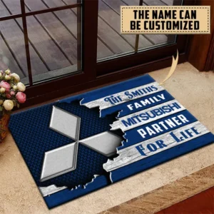 Mitsubishi Doormat, All Over Print Doormat CAR199022777 - Blue