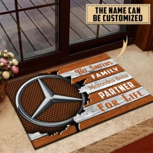 Mercedes Benz Doormat, All Over Print Doormat CAR199022778 - Orange