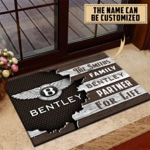 Bentley Doormat, All Over Print Doormat CAR199022779 - Brown