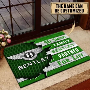 Bentley Doormat, All Over Print Doormat CAR199022779 - Green
