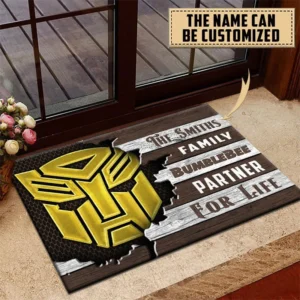 Bumblebee Doormat, All Over Print Doormat CAR199022780 - Brown