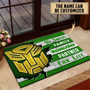 Bumblebee Doormat, All Over Print Doormat CAR199022780 - Green