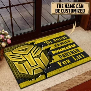 Bumblebee Doormat, All Over Print Doormat CAR199022780 - Yellow