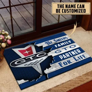 Pontiac GTO Doormat, All Over Print Doormat CAR199022781 - Blue
