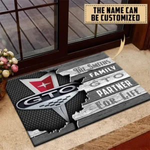 Pontiac GTO Doormat, All Over Print Doormat CAR199022781 - Gray