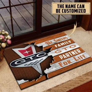 Pontiac GTO Doormat, All Over Print Doormat CAR199022781 - Orange