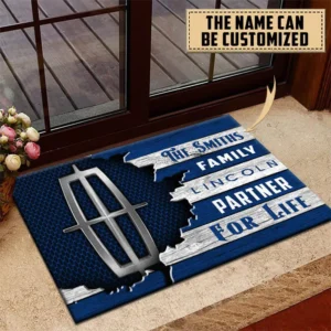 Lincoln Doormat, All Over Print Doormat CAR199022785 - Blue