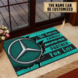 AMG Doormat, All Over Print Doormat CAR199022786 - Cyan