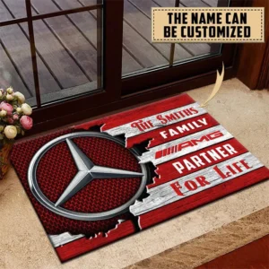 AMG Doormat, All Over Print Doormat CAR199022786 - Red