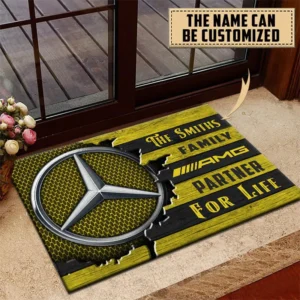 AMG Doormat, All Over Print Doormat CAR199022786 - Yellow