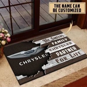 Chrysler Doormat, All Over Print Doormat CAR199022791 - Brown