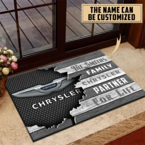 Chrysler Doormat, All Over Print Doormat CAR199022791 - Gray