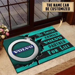 Volvo Doormat, All Over Print Doormat CAR199022792 - Cyan