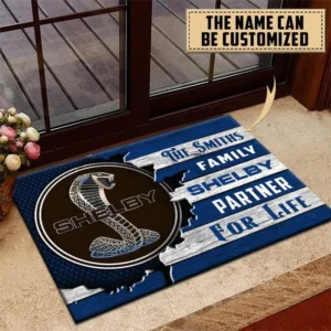 Shelby Doormat, All Over Print Doormat CAR199022794 - Blue