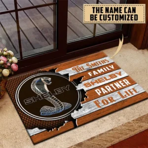 Shelby Doormat, All Over Print Doormat CAR199022794 - Orange