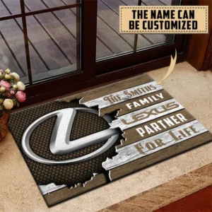 Lexus Doormat, All Over Print Doormat CAR199022795 - Brown