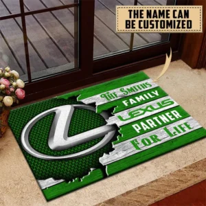 Lexus Doormat, All Over Print Doormat CAR199022795 - Green