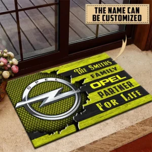 Opel Doormat, All Over Print Doormat CAR199022796 - Yellow