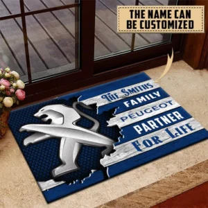 Peugeot Doormat, All Over Print Doormat CAR199022797 - Blue