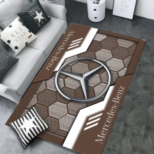 Mercedes Benz Rug, All Over Print Rug CAR301032926 - Brown