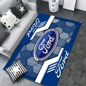 Ford Rug, All Over Print Rug CAR301032929 - Blue