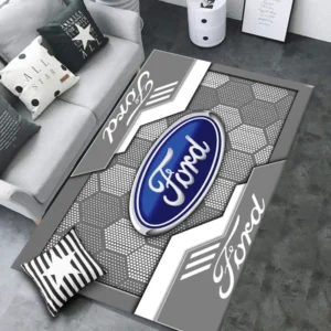 Ford Rug, All Over Print Rug CAR301032929 - Gray