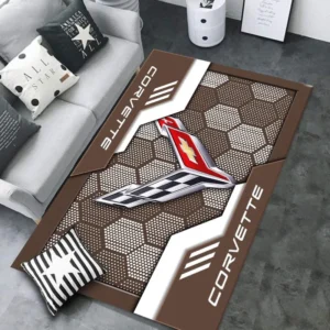 Chevrolet Corvette Rug, All Over Print Rug CAR301032930 - Brown
