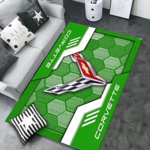 Chevrolet Corvette Rug, All Over Print Rug CAR301032930 - Green