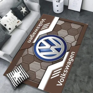 Volkswagen Rug, All Over Print Rug CAR301032931 - Brown
