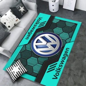 Volkswagen Rug, All Over Print Rug CAR301032931 - Cyan