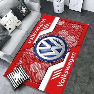 Volkswagen Rug, All Over Print Rug CAR301032931 - Red