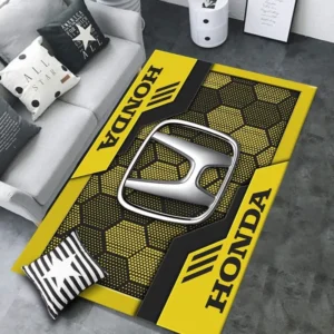 Honda Rug, All Over Print Rug CAR301032932 - Yellow